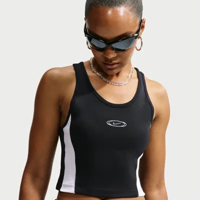 Nike Women's  Sportswear Tight Cropped Tank Top In Multi