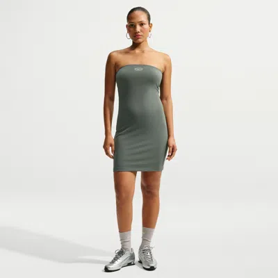 Nike Women's  Sportswear Tight Tube Dress In Green