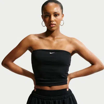 Nike Women's  Sportswear Tight Tube Top In Black