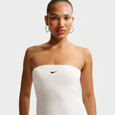 Nike Women's  Sportswear Tight Tube Top In White