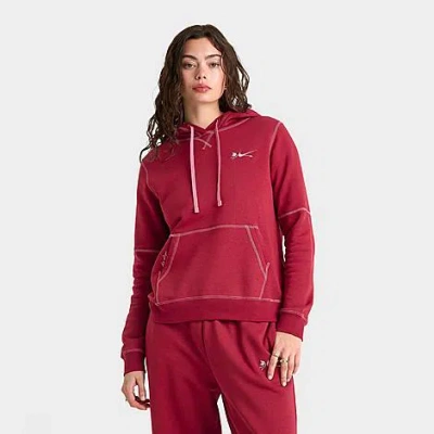 Nike Women's Sportswear Valentine's Day Club Fleece Hoodie In Red
