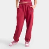 Nike Mid Rise Oversized Pant In Red