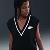 Nike Oversize Waffle Vest In Black