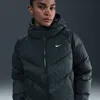 Nike Women's  Sportswear Windpuffer Storm-fit Loose Hooded Down Puffer In Blue