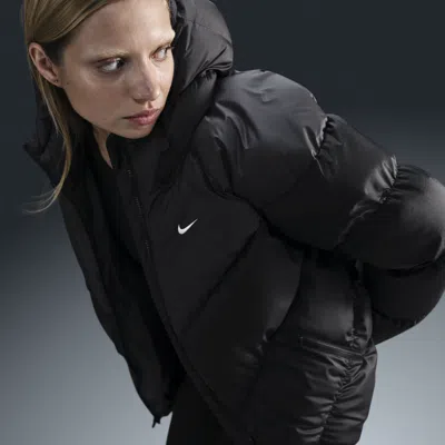 Nike Women's  Sportswear Windpuffer Storm-fit Loose Jacket In Black