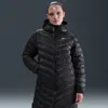 Nike Women's  Sportswear Windpuffer Therma-fit Hooded Parka In Black