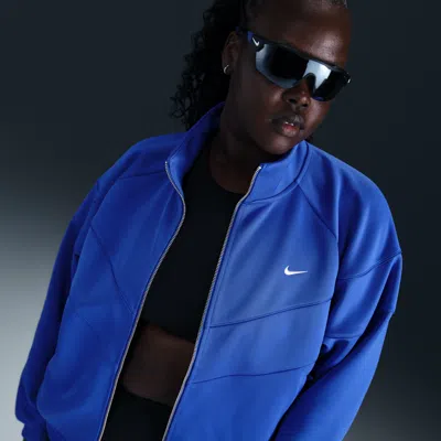 Nike Women's  Sportswear Windrunner Knit Jacket (plus Size) In Blue
