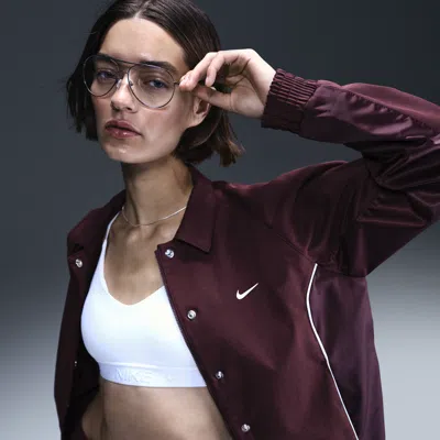 Nike Women's  Sportswear Woven Jacket In Red