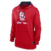Nike Women's St. Louis Cardinals Authentic Collection  Therma Mlb Pullover Hoodie In Red