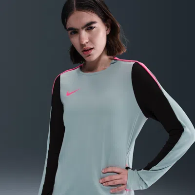 Nike Women's Strike Dri-fit Crew-neck Soccer Top In Gray