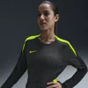 Nike Women's Strike Dri-fit Crew-neck Soccer Top In Grey
