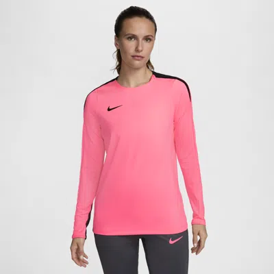 Nike Women's Strike Dri-fit Crew-neck Soccer Top In Pink