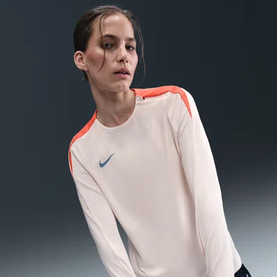 Nike Women's Strike Dri-fit Crew-neck Soccer Top In Yellow