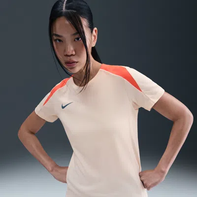 Nike Women's Strike Dri-fit Short-sleeve Soccer Top In White