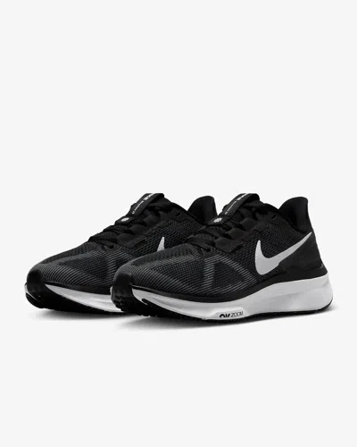 Nike Women's Structure 25 Road Running Shoe In 001 In Black