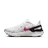 Nike Women's Structure 25 Road Running Shoes In White/black/aster Pink/pure Platinum 