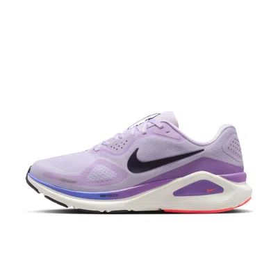 Nike Women's Structure 26 Road Running Shoes (extra Wide) In Purple