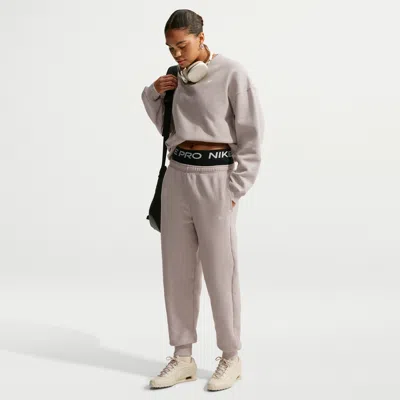 Nike Women's Studio Fleece Heavyweight Oversized High-rise Jogger Pants In Multi