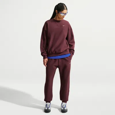 Nike Women's Studio Fleece Heavyweight Oversized High-rise Jogger Pants In Multi