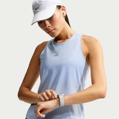 Nike Women's Swift Aero-fit Running Tank Top In Blue