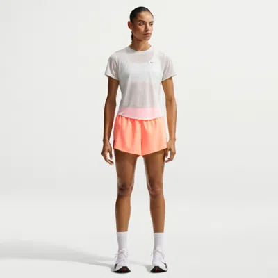 Nike Women's Swift Breathe Dri-fit Mid-rise 2.5" Brief-lined Running Shorts In Black