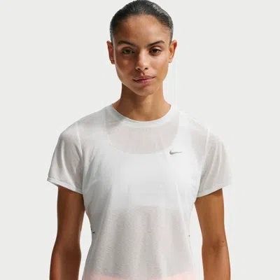 Nike Women's Swift Breathe Dri-fit Short-sleeve Running Top In Green