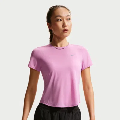 Nike Women's Swift Breathe Dri-fit Short-sleeve Running Top In Purple