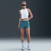 Nike Women's Swift Dri-fit Mid-rise 2.5" Brief-lined Running Shorts In Blue