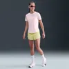 Nike Women's Swift Dri-fit Mid-rise 2.5" Brief-lined Running Shorts In Yellow