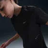Nike Swift Dri-fit Short Sleeve Running Top In Black
