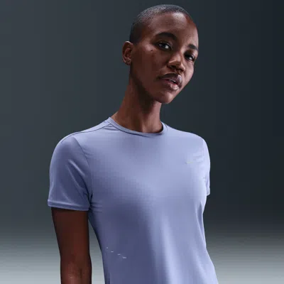 Nike Women's Swift Dri-fit Short-sleeve Running Top In Blue