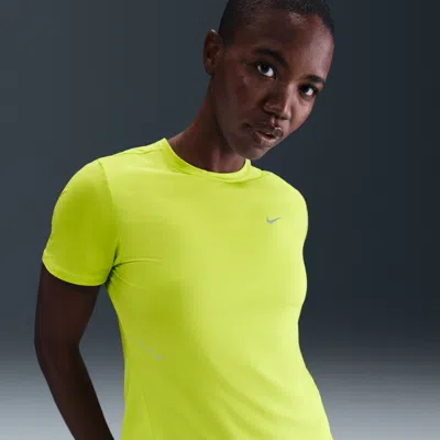 Nike Women's Swift Dri-fit Short-sleeve Running Top In Green
