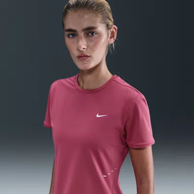 Nike Women's Swift Dri-fit Short-sleeve Running Top In Pink