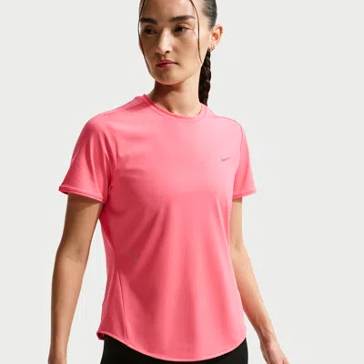 Nike Swift Dri-fit Short Sleeve Running Top In Pink