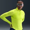 Nike Women's Swift Dri-fit Uv 1/4-zip Running Top In Green