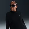 Nike Women's Swift Dri-fit Uv 1/4-zip Running Top (plus Size) In Black