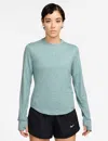 Nike Women's Swift Dri-fit Uv Long-sleeve Running Top In Blue