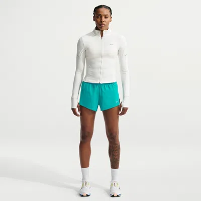 Nike Women's Swift Dri-fit Mid-rise 2.5" Brief-lined Running Shorts In Green