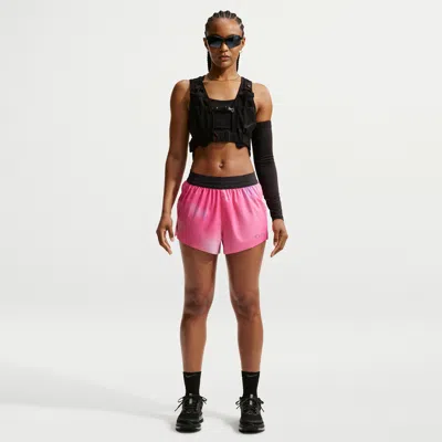 Nike Women's Swift Dri-fit Mid-rise 2.5" Brief-lined Running Shorts In Pink