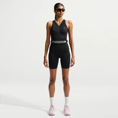 Nike Women's Swift Dri-fit Running Bodysuit In Black