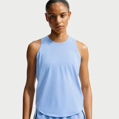Nike Women's Swift Dri-fit Running Tank Top In Blue