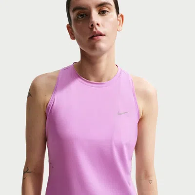 Nike Women's Swift Dri-fit Running Tank Top In Pink