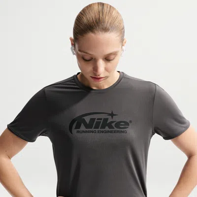 Nike Women's Swift Dri-fit Running Top In Gray
