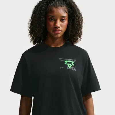 Nike Women's Swift Dri-fit Running T-shirt In Black