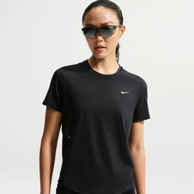 Nike Women's Swift Dri-fit Short-sleeve Running Top In Black