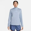 Nike Women's Swift Element Uv Protection 1/4-zip Running Top In Light Armory Blue/reflective Silver
