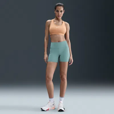 Nike Women's Swift High-waisted 4" Tight Running Shorts With Pockets