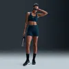 Nike Women's Swift High-waisted 4" Tight Running Shorts With Pockets In Blue