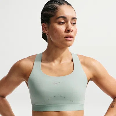 Nike Women's Swift High-support Lightly Lined Sports Bra In Green