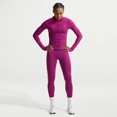 Nike Women's Swift High-waisted 7/8 Running Leggings With Pockets In Pink